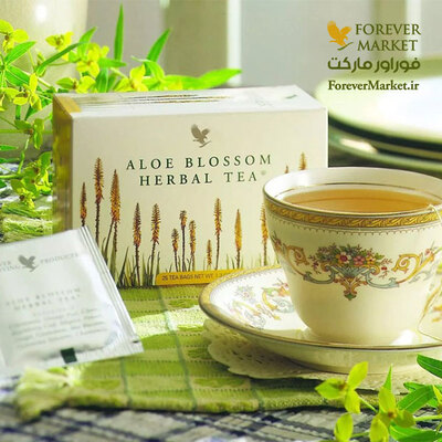 چای، طبیعی، ارگانیک، بدون کافئین، دمنوش، چای گیاهی شکوفه آلوئه ورا | Aloe Blossom Herbal Tea
